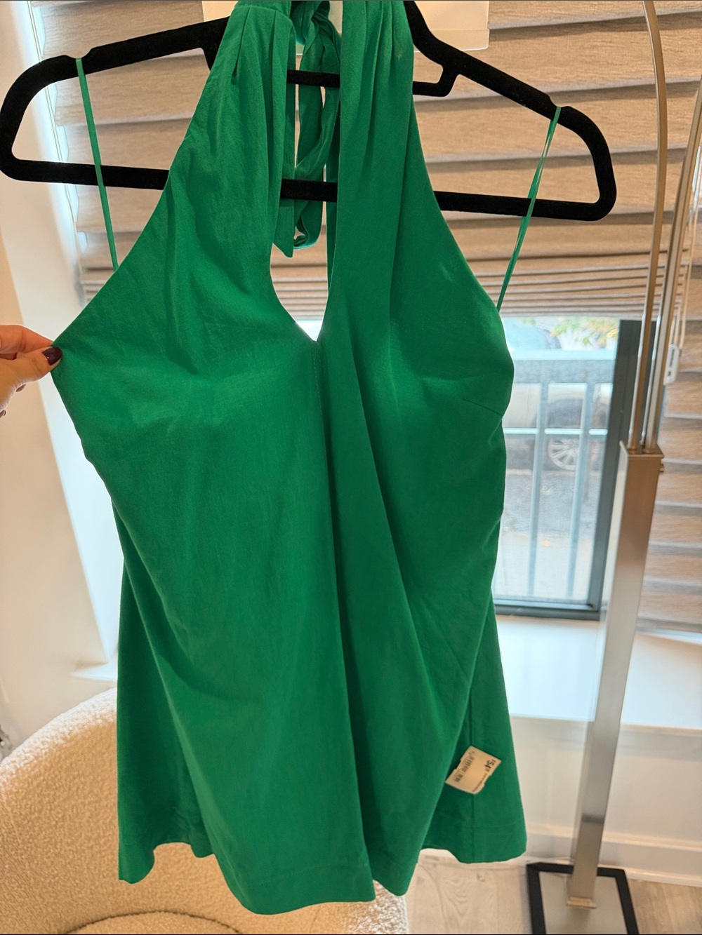 Le Lis Emerald Green Halter Camisole